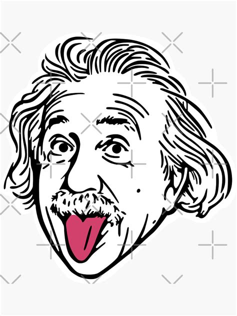 Albert Einstein 2 Sticker By Gabrielpastor Redbubble
