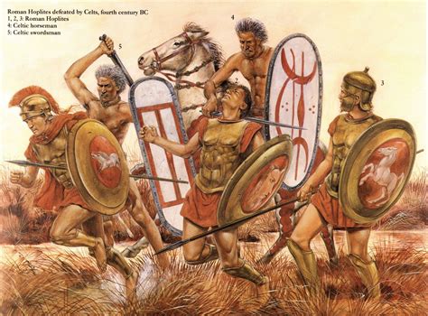 Roman Hoplites Defeated By Celts Fourth Century Bc Roman Soldiers