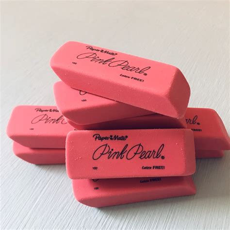 Paper Mate Pink Pearl Eraser Medium 6 X 2 X 1 Cm