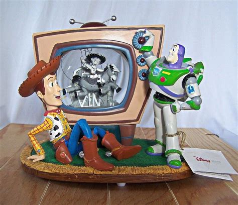 Toy Story 2 Tv Snow Globe Musical Disney Store Exclusive Rare Buzz