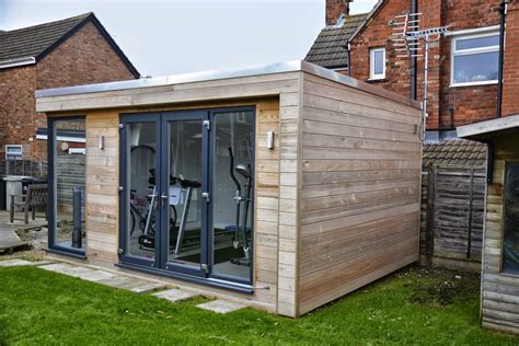 This staple of british garden design is vital for keeping tools and furniture safely stowed. Garden Room Gym in Skegness - Contemporary - Shed - Other ...