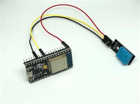 How To Use A Esp32 Development Board To Read Temperature And Humidity From A Dh11 Sensor