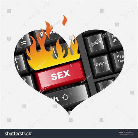 Sex Button Keyboard Vector Illustration Stock Vector Royalty Free 404493085 Shutterstock