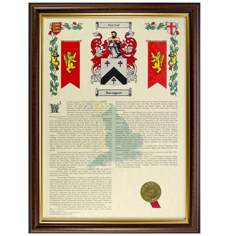 Coat Of Arms And Surname History Print Love My Ts