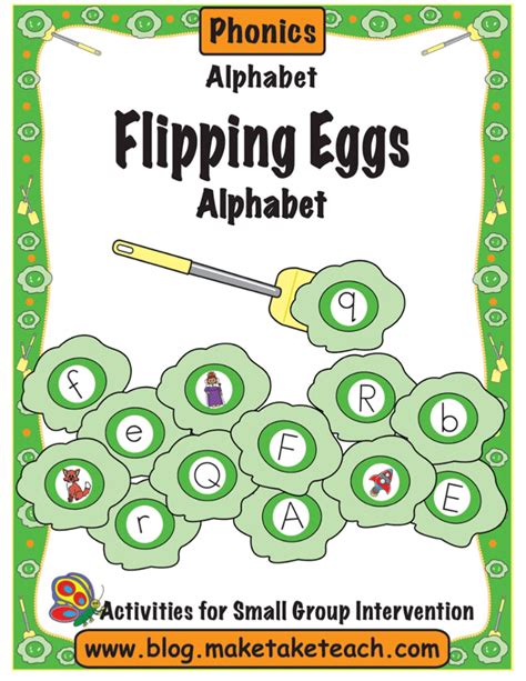 Flipping Eggs Make Take And Teach Phonics Kindergarten Teaching