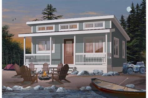These are really cool and a great way to get waterfront property. Small Vacation Home Plans or Tiny House - Home Design