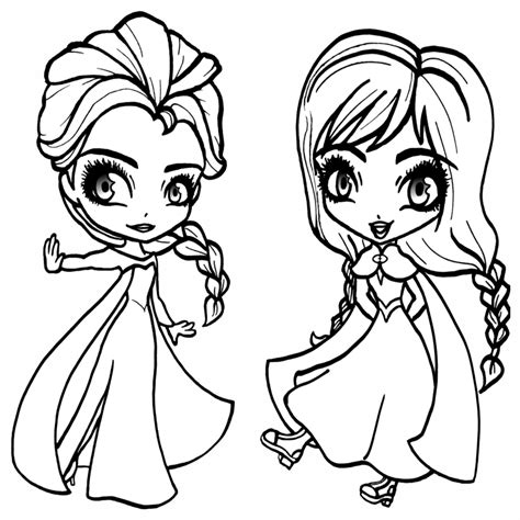 Kleurplaat Frozen Elsa En Anna En Olaf Elsa Anna Kleurplaat Uitprinten