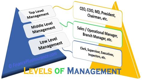 Top 3 Levels Of Management With Examples Role And Responsibilities