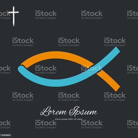 Christian Fish Symbol Vector Background Stock Illustration Download