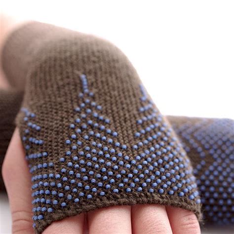 Very Soft Pure Merino Wool Beaded Fingerless By Evarica On Etsy 5900