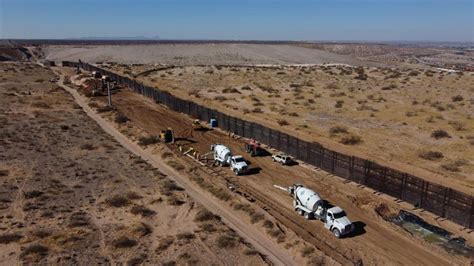 Cuánta Parte Del Muro Entre Ee Uu Y México Consiguió Construir Trump