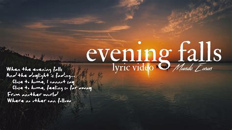 Enya Evening Falls Lyric Video Hd Video Youtube