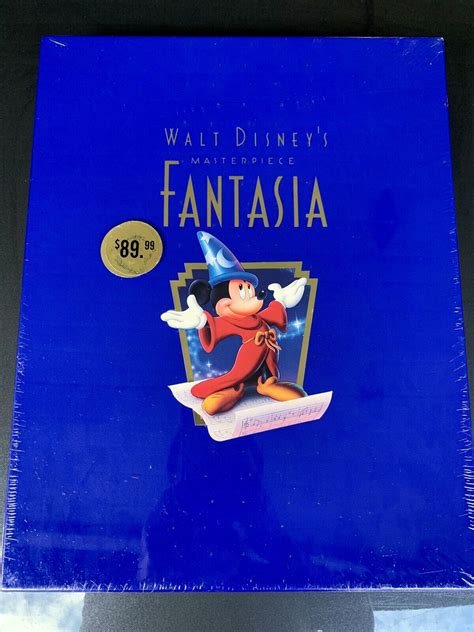 Sealed Walt Disney S Masterpiece Fantasia Deluxe Commemorative Edition