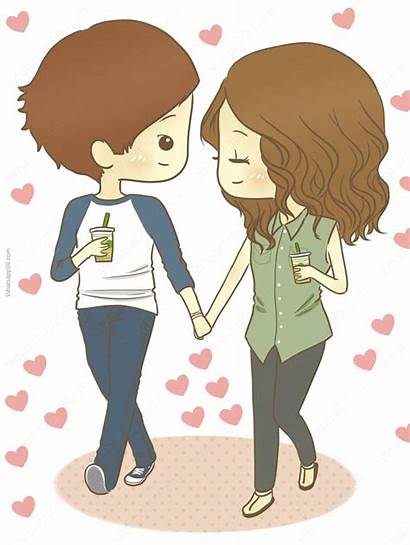 Couples Hands Holding Anime Clipart Cartoon Walking