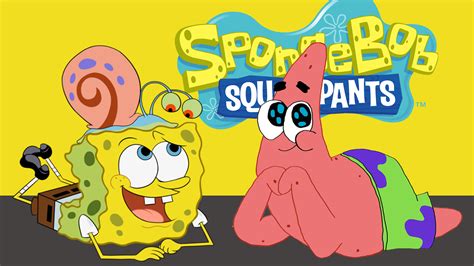 Spongebob Gary And Patrick 바탕화면 스폰지밥 네모바지 바탕화면 40606487 팬팝