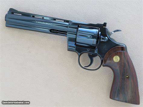 Colt Python 357 Magnum 6 Barrel Royal Blue Mfg 1971