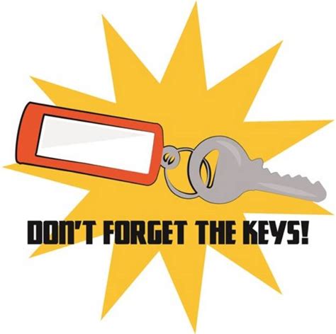 Dont Forget The Keys Svg File Print Art Svg And Print Art At