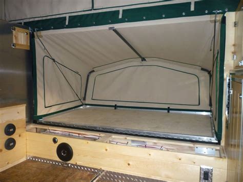 Image Result For Enclosed Cargo Trailer Camper Conversion Fold Out Bed