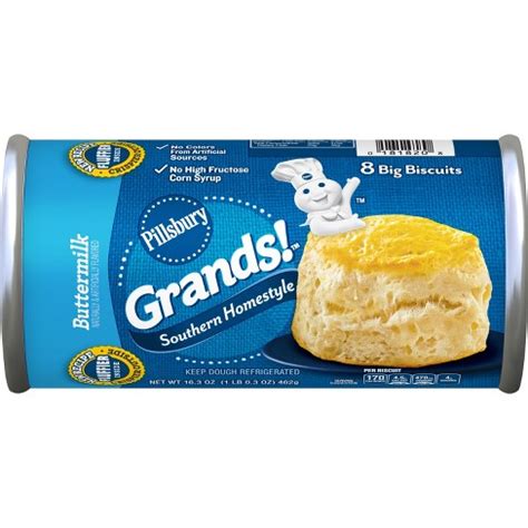 I took them all out, laid them on a cookie sheet and flattened them slightly with the palm of my hand. Pillsbury Grands! Homestyle Buttermilk Biscuits - 8ct : Target