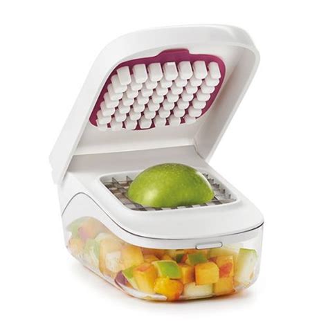 Oxo Vegetable Chopper With Easy Pour Opening Bakewell Cookshop