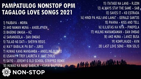 The Best Pampatulog Opm Tagalog Love Songs Nonstop Youtube Music