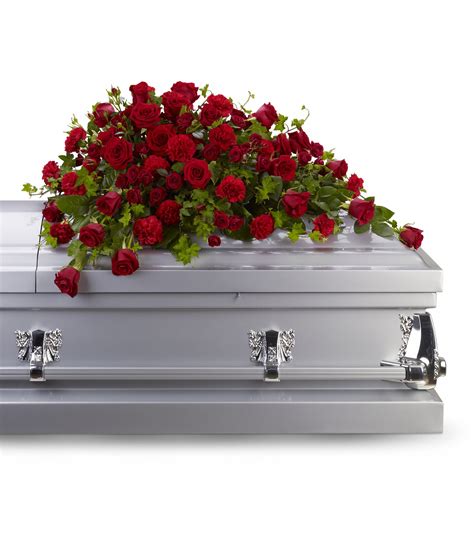 Where do coffins and caskets originate? Red Rose Reverence Casket Funeral Blanket in Peabody, MA ...