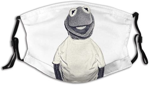 Kermit The Frog Reusable Face Mask Breathable Comfort One