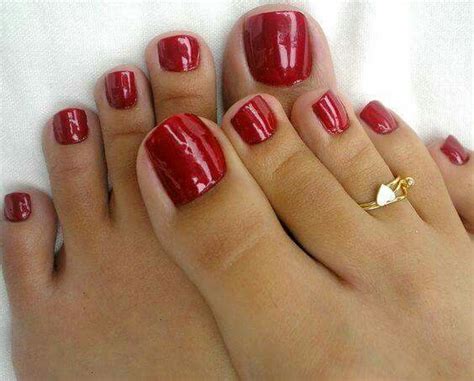 Pin By Kattia Vargas Cordero On Uñas Toe Nails Red Toenails Pretty Toes