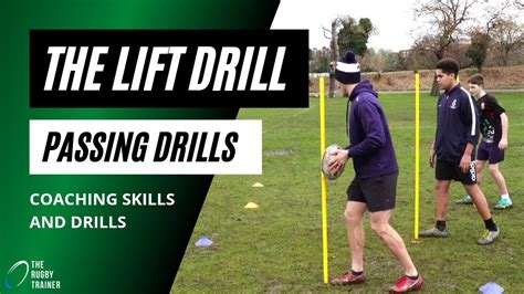 The Rugby Trainer Fast Hands Passing Drill The Lift Drill Youtube