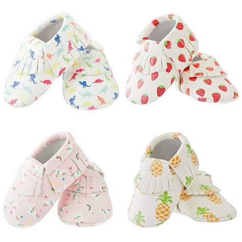 ad These cute patterned baby mocassins are the comfiest ...