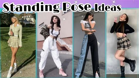 20 Standing Pose Ideas For Girls Aesthetic Pose Ideas Youtube