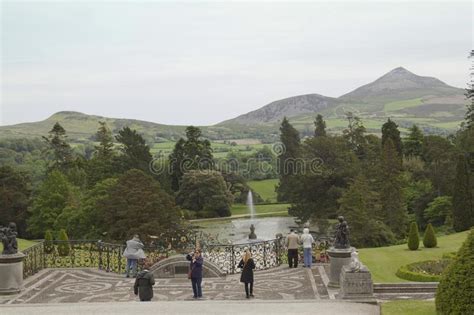 Residence Of Powerscourt Ireland With Its Gardens And Nature Editorial