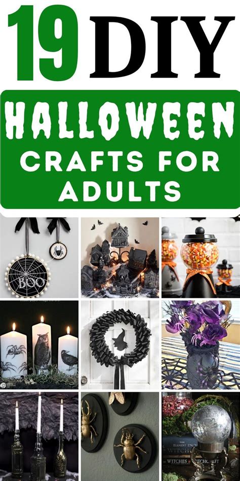 19 Best Diy Halloween Crafts For Adults Halloween Crafts Halloween