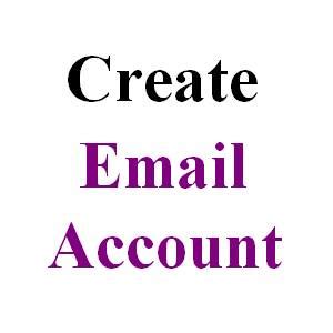 Create email account : information and process