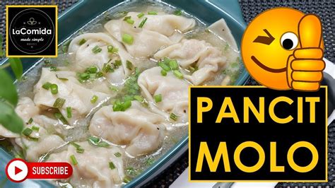 How To Make Pancit Molo Soup Wonton Molo Soup In A Jiffy Ilonggo Pork Wonton Dumpling Soup