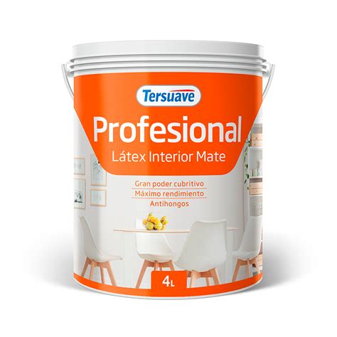 Latex Profesional 4L Tersuave Pinturerías Océano