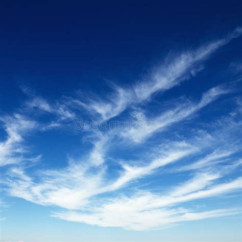 Cirrus Clouds In Blue Sky Wispy Cirrus Clouds In Blue Sky Affiliate
