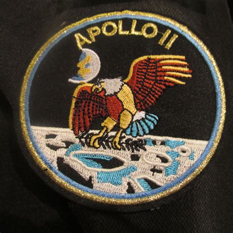 Apollo 11 Mission Patch Official Nasa Neil Armstrong Buzz Aldrin Made