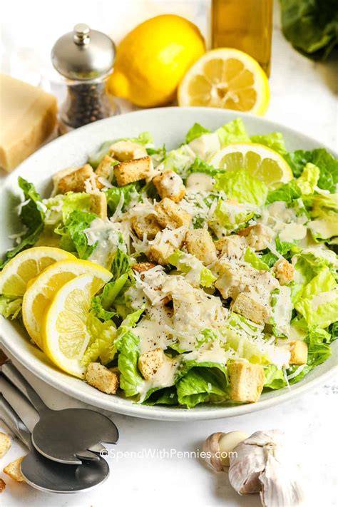 Caesar Salad Recipe With Homemade Dressing Honey And Bumble Boutique