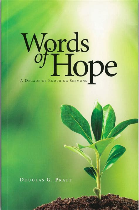 Words Of Hope A Decade Of Enduring Sermons First Church Bookcenter