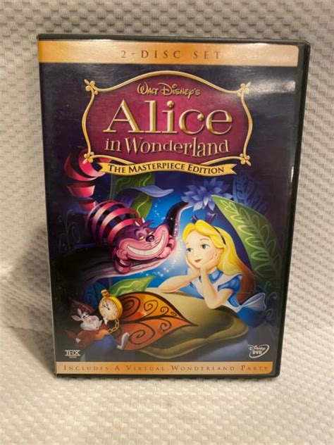 Alice In Wonderland Dvd 2004 2 Disc Set The Masterpiece Edition Walt