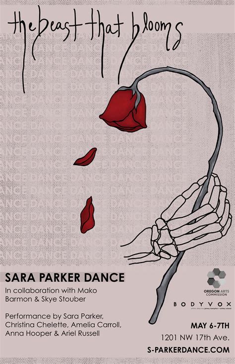 Upcoming Performance — Sara Parker