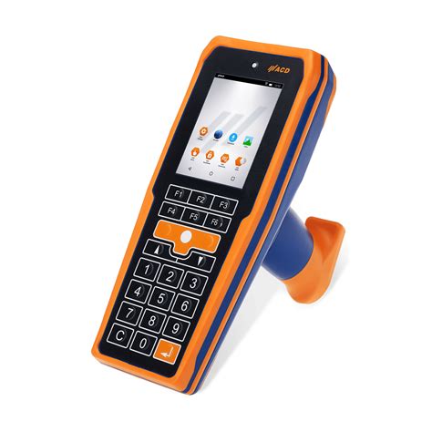 Mobile Android handheld computer with barcode scanner for food