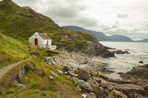 Cottage By The Irish Sea Photograph By Mark Mitchell Pixels