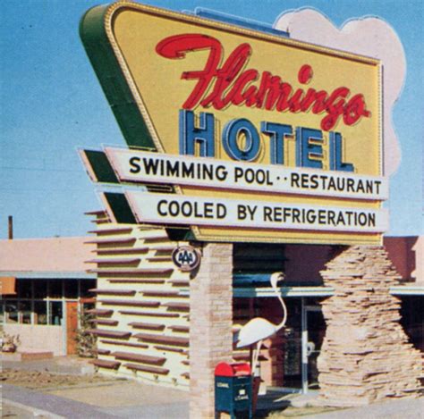 Showbiz Imagery And Forgotten History Flamingo Hotel Imagery Retro