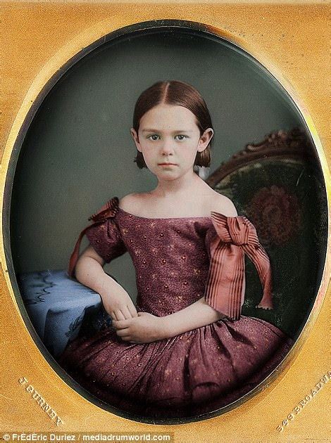 Victorian Portraits Brought To Life In Vivid Colour Daily Mail Online