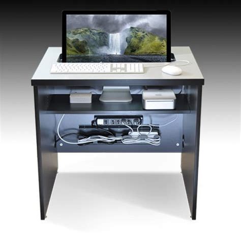 Computer Desk With Recessed Monitor Computer Station Nation