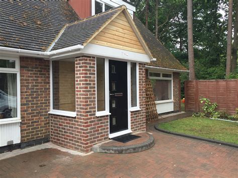 See more ideas about porch, front porch, house with porch. Front Porches Black Composite Door | House with porch ...
