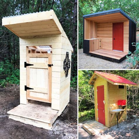 How To Build An Outhouse From Pallets Building An Outhouse Outhouse