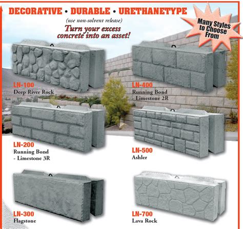 Leonard Marr Inc Block Forms Decorative Liners Wall And Landscape